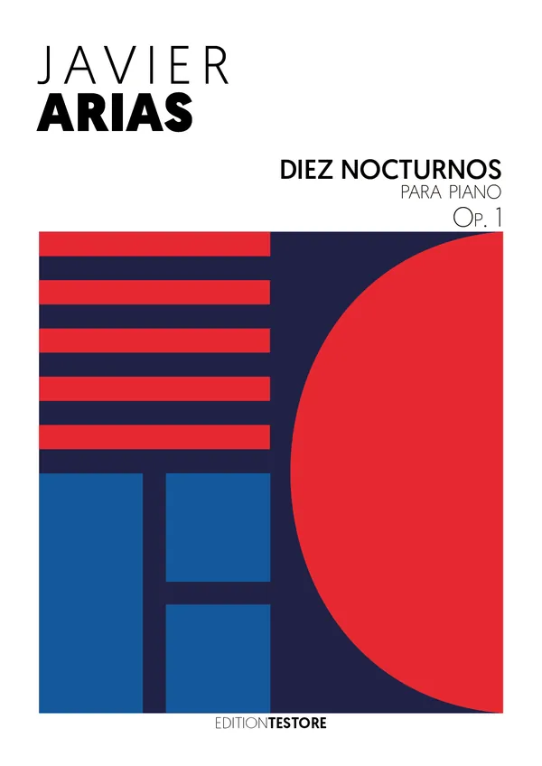 Cover: Javier Arias, Ten nocturnes for piano, Op. 1