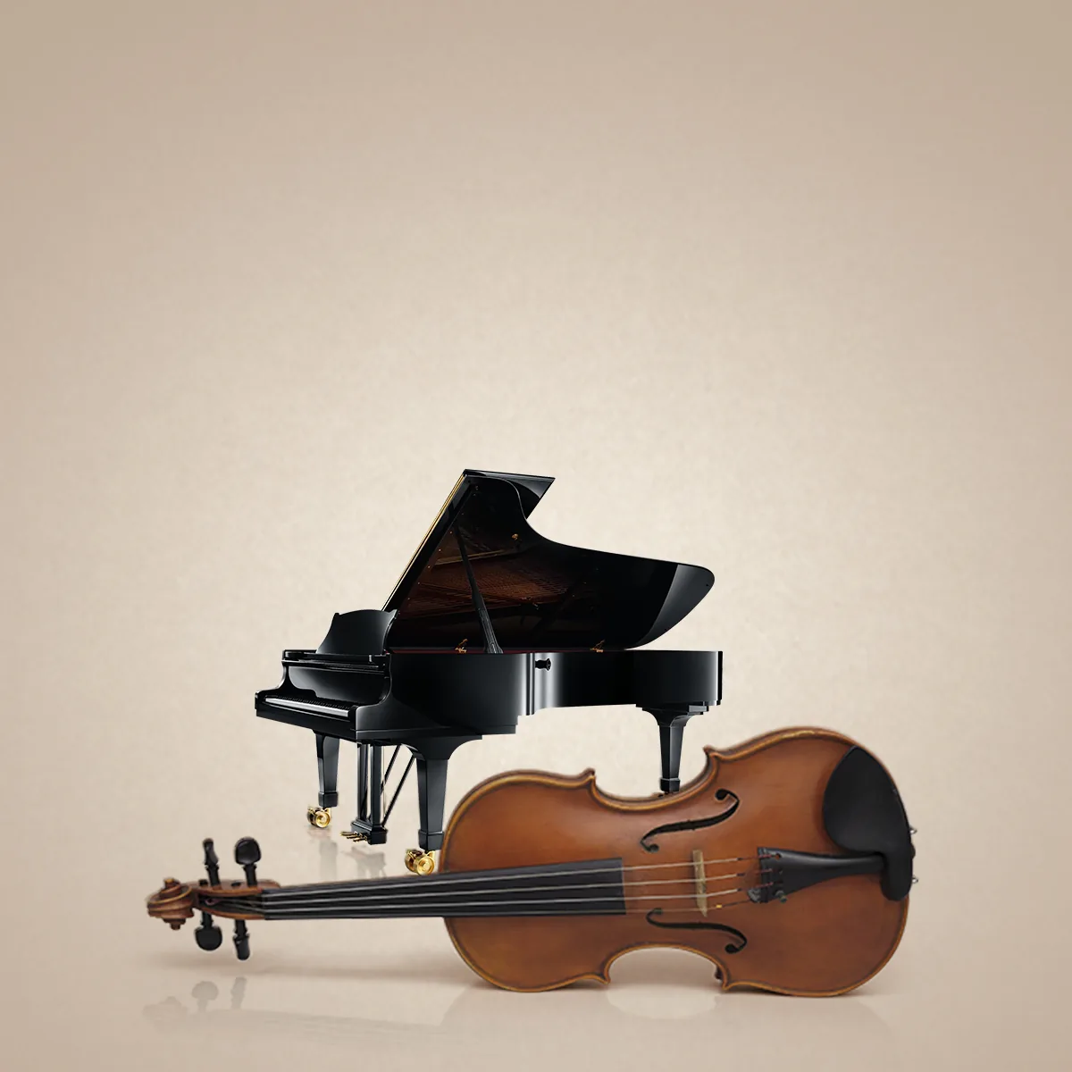 Violin and grand piano